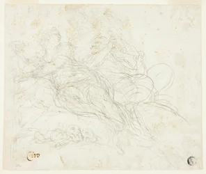 Nymphe und Satyr