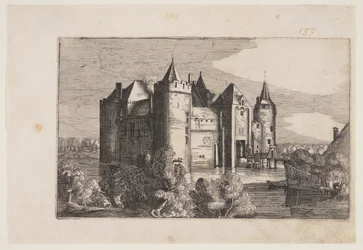 Das Schloss von Muiden, aus Vier Burgen in Holland und Utrecht