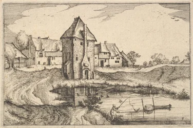 Der Teich, Tafel 9 aus Regiunculae et Villae Aliquot Ducatus Brabantiae (ca. 1610)