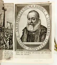 Ein Album niederländischer politischer Drucke und Pamphlete über Prinz Maurits von Oranien und Johan van Oldenbarnevelt