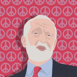 Porträt von Jeremy Corbyn