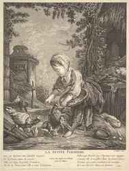 Das kleine Bauernmädchen, ca. 1753