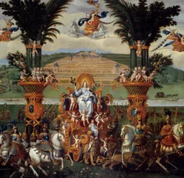 Die vier Elemente. Die Erde (Zentrum Detail)