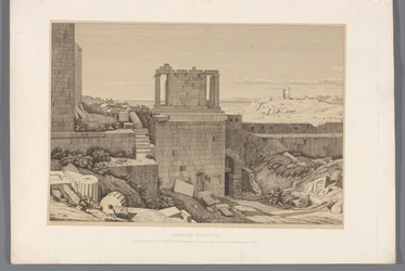 Ansicht der Akropolis von Athen