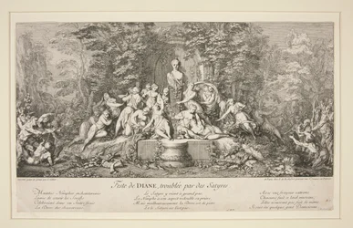 Fest der DIANE, gestört von Satyrn