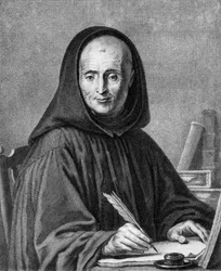 Porträt von Jean Mabillon, graviert von Alexis Loir