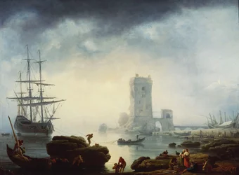 Ein Mittelmeerhafen: Morgen