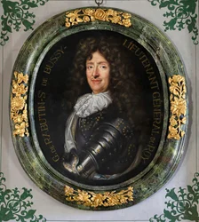 Porträt von Roger Bussy-Rabutin. Schloss Bussy-Rabutin.