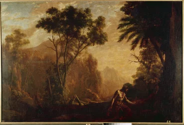 Landschaft mit St. Onuphrius