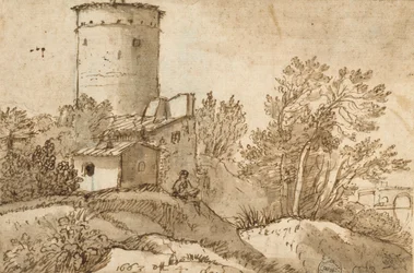 Bauernhäuser am Tiber, 1663