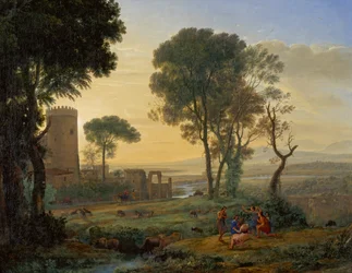 Landschaft mit der Flucht nach Ägypten