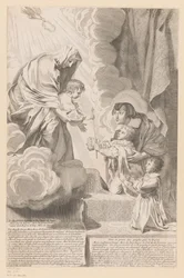 Anna von Österreich übergibt die Regentschaft von Frankreich in die Hände des Christuskindes