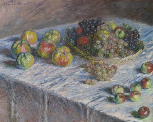 Äpfel und Trauben