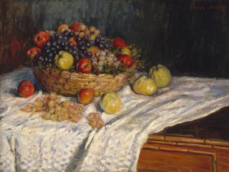 Äpfel und Trauben