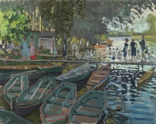 Badegäste in La Grenouillere