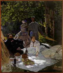 Frühstück im Grünen (Fragment) (linker Teil)