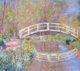 Brücke im Garten von Monet, 1895-96
