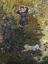 Camille und Jean im Garten von Argenteuil