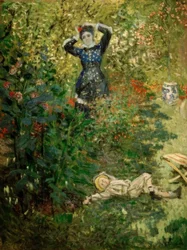 Camille und Jean im Garten von Argenteuil