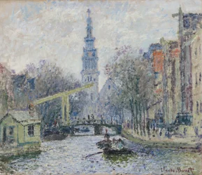 Kanal in Amsterdam, 1874