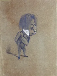 Karikatur von Jules Husson (1821-89) 