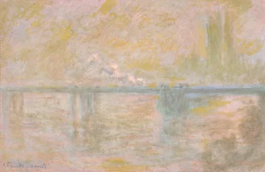 Charing-Cross-Brücke in London, ca. 1902