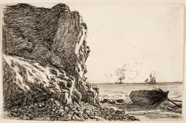 Kliffs und Meer, Sainte-Adresse