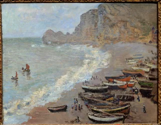 Étretat: der Strand und die Porte d