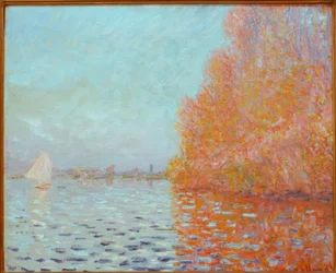 Flusslandschaft, Herbst