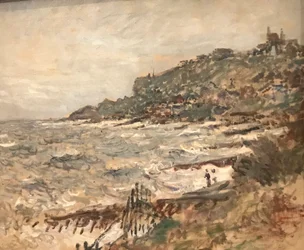 Felswand von Sainte-Adresse, graues Wetter