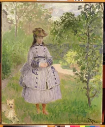 Mädchen im Garten, 1873