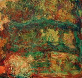 Die japanische Brücke (Seerosen, die japanische Brücke)