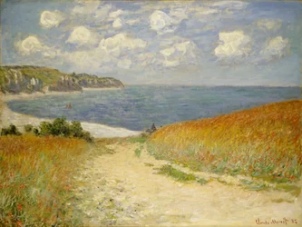 Pfad im Weizen bei Pourville, 1882