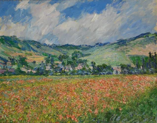 Mohnfeld in Giverny, 1885