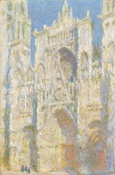 Kathedrale von Rouen, Westfassade, Sonnenlicht, 1894