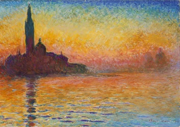 San Giorgio Maggiore bei Dämmerung