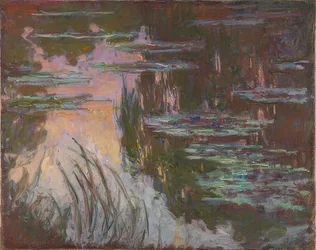 Seerosen im Abendlicht. Um 1907