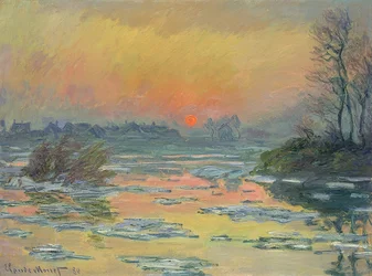Sonnenuntergang über der Seine