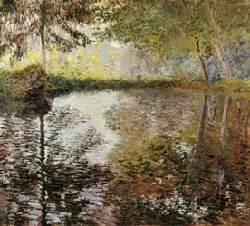 Der See bei Montgeron, Frankreich