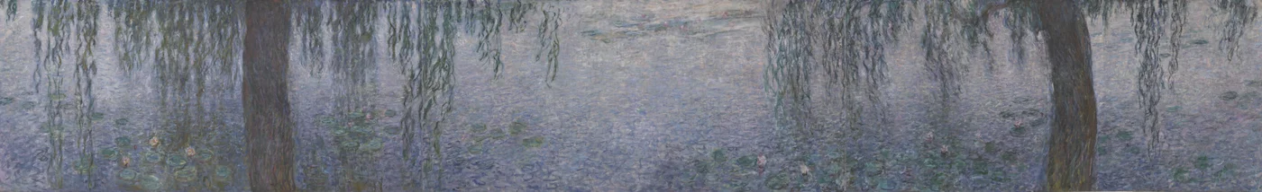 Die Seerosen - Klarer Morgen mit Weiden, 1914-1926