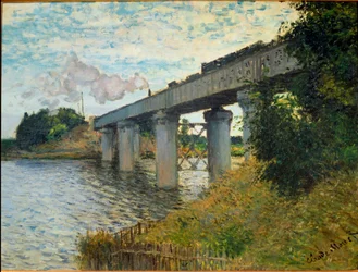 Die Eisenbahnbrücke in Argenteuil