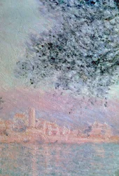 Ansicht von Antibes (Detail), 1888