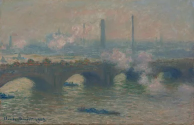 Waterloo-Brücke, grauer Tag, 1903