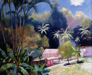 Tropischer Wald, Martinique