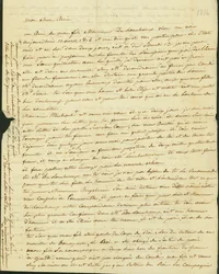 Brief an Antoine Saugrain von seinem Bruder, 1816