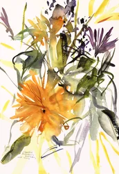 Ringelblume und andere Blumen, 2004
