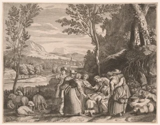 Der Schlag, Platte 4 aus Pastorales