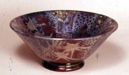 Schale mit Lüster-Dekoration, 1890