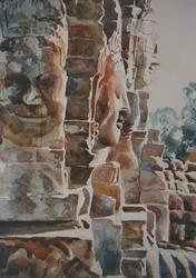 Der Bayon: Früher Morgen - Gleichmut und Liebevolle Güte (West & Süd), 2000