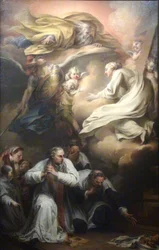 Die Entdeckung der Entweihung der heiligen Hostien in der Kirche Saint-Merry